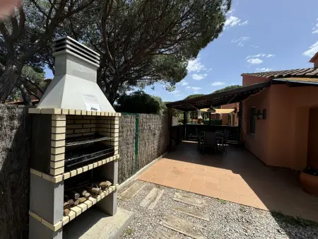 Maison mitoyenne à Mas Pinell avec piscine, jardin, parking privé et proche plage - 8 pers - Photo 18