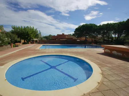 Maison mitoyenne à Mas Pinell avec piscine, jardin, parking privé et proche plage - 8 pers - Photo 27
