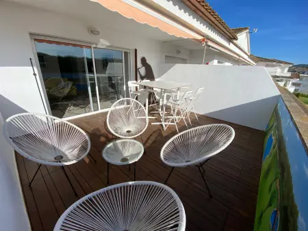 Penthouse 3 chambres à Pals, terrasse vue piscine : photo 21