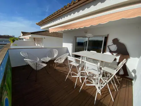 Penthouse 3 chambres à Pals, terrasse vue piscine : photo 23