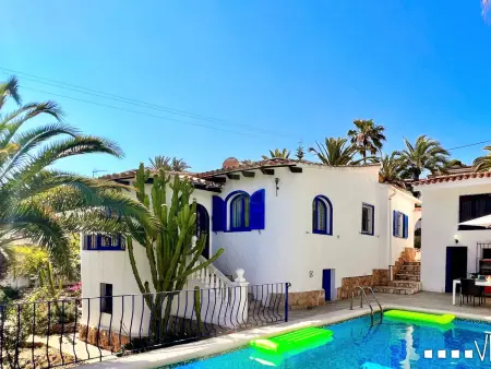 Location villa à Moraira, Villa charmante à Moraira pour 8 pers avec piscine privée