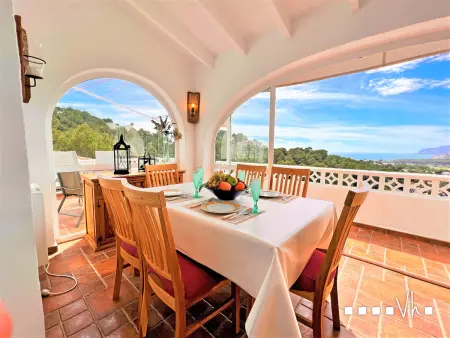 Villa Champy, maison méditerranéenne à Moraira avec piscine : photo 4