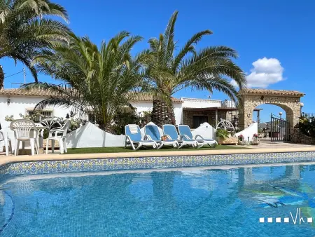 Location villa à Benissa, Villa traditionnelle à Benissa pour 8 pers. avec piscine privée, terrasses et activités familiales
