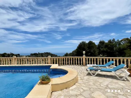 Villa rustique Benissa, piscine privée 8x4m, vue mer : photo 4