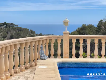 Villa rustique Benissa, piscine privée 8x4m, vue mer : photo 5