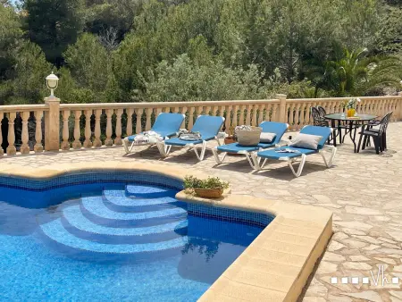 Villa rustique Benissa, piscine privée 8x4m, vue mer : photo 8
