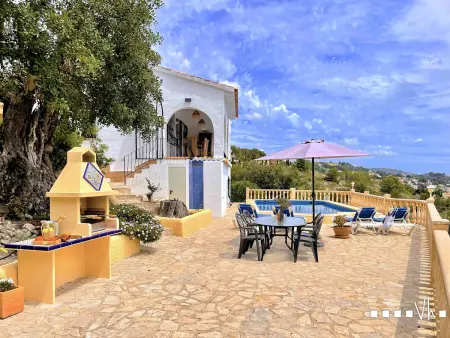 Villa rustique Benissa, piscine privée 8x4m, vue mer : photo 13