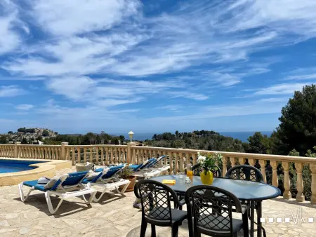 Villa rustique Benissa, piscine privée 8x4m, vue mer : photo 14
