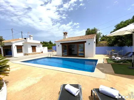 Location villa à Benissa, Villa de charme avec piscine privée et cuisine équipée