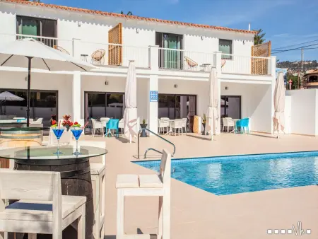Location appartement à Benissa, Appartement charmant à Benissa pour 2 avec piscine, proche mer, clim et wifi