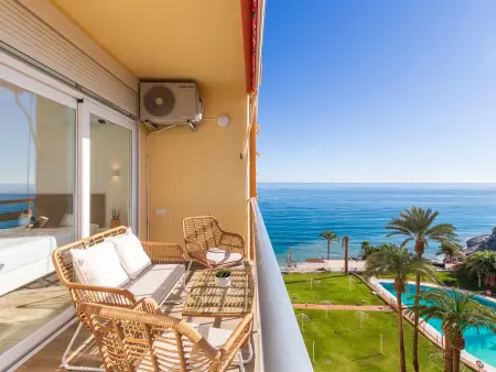 Location appartement à Torremolinos, Appartement front de mer à Torremolinos, 1 chambre, climatisation