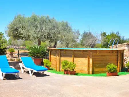 Location gite à Llubí, Belle finca à Llubí avec piscine et Wi-Fi, 4 pers