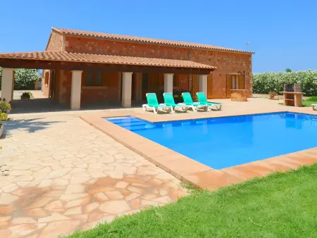 Location gite à Campos, Maison tranquille avec piscine privée, 4 chambres, près de plages à Majorque