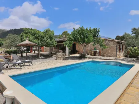 Location villa à Campanet, Charmante finca à Pollensa avec piscine privée et tranquillité