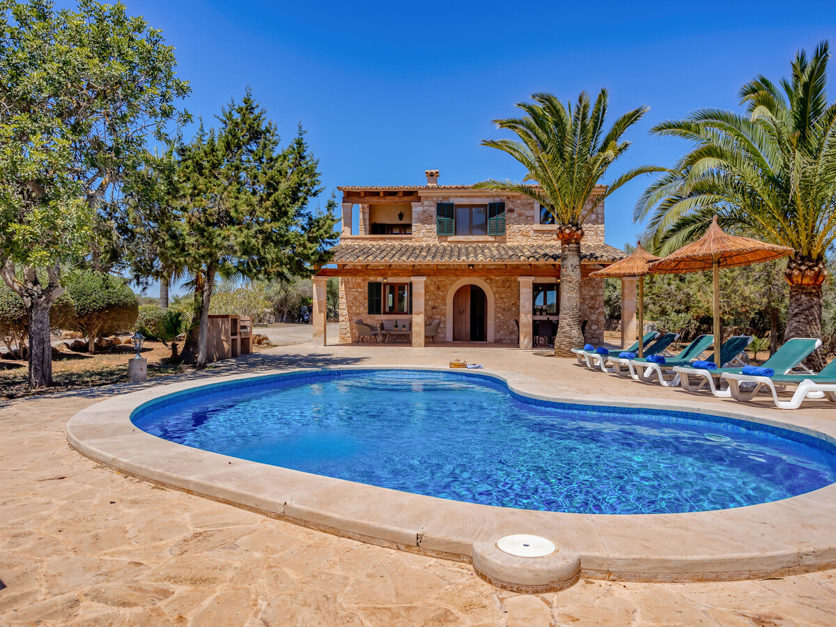 Finca en pierre avec piscine 9x4m à Cala Santanyí - Photo 1