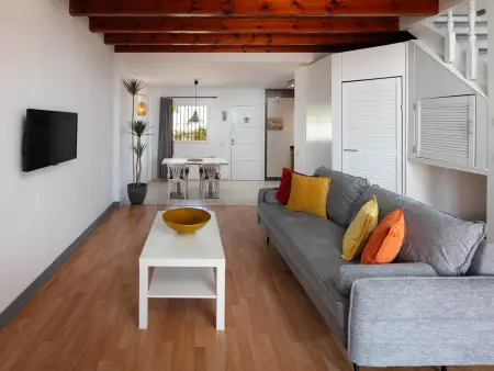 Studio front de plage à Mijas Costa, piscine chauffée : photo 3