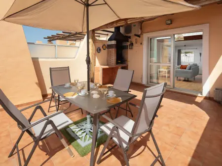 Studio front de plage à Mijas Costa, piscine chauffée : photo 11