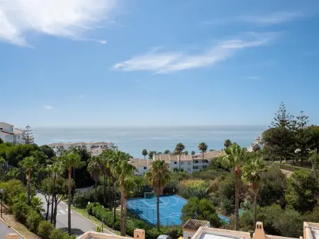 Studio front de plage à Mijas Costa, piscine chauffée : photo 35