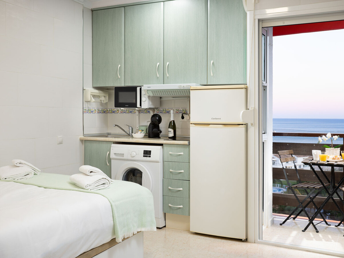 Studio vue mer avec piscine à Benalmádena - Photo 7
