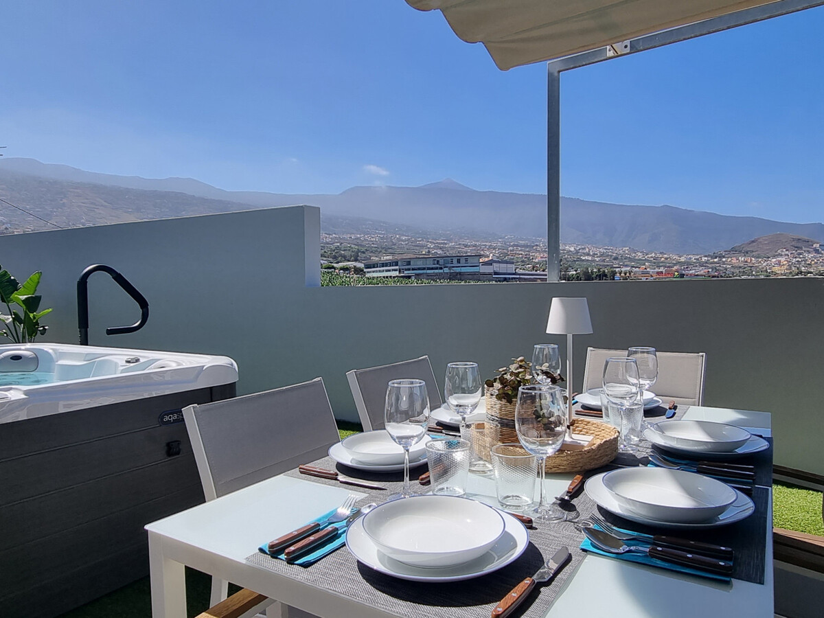 Appartement 5 pers. avec jacuzzi et vue Teide - Photo 2