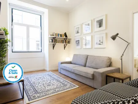Location appartement à Lisbonne, Grand appartement central 4 chambres à Lisbonne pour 13 pers.