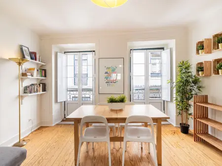Appt 4 chambres Bairro Alto - 15 personnes, centre Lisbonne : photo 4