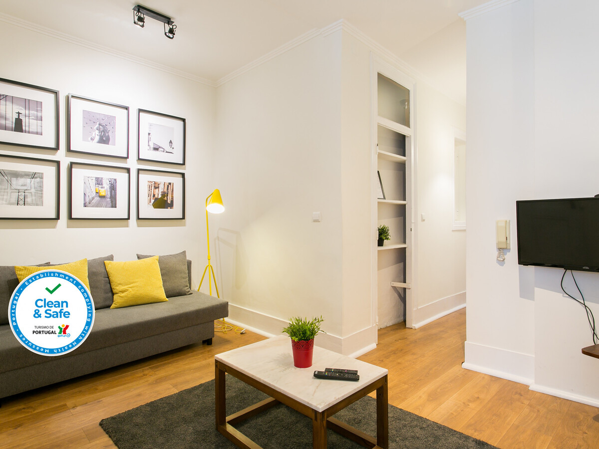 Appartement 3 chambres, 80 m², centre Lisbonne - Photo 1