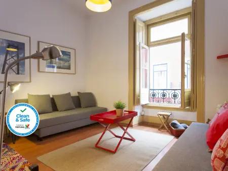 Location appartement à Lisbonne, Appartement central 3 chambres à Lisbonne pour 12 personnes