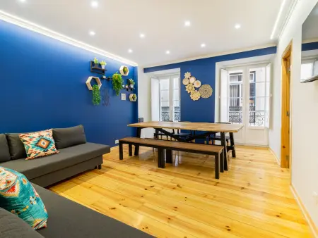 Location appartement à Lisbonne, Grand appartement 4 chambres au cœur de Lisbonne, idéal pour groupes