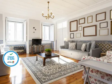 Location appartement à Lisbonne, Grand appartement pour 22 au cœur de Lisbonne