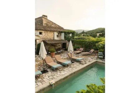 Villa Cépage, villa de luxe avec piscine privée à Ménerbes : photo 10