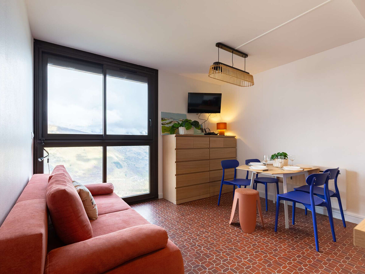 Studio rénové 6 pers, vue Pyrénées à Saint-Lary-Soulan - Photo 6