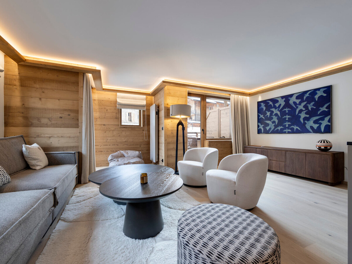 Duplex alpin 120 m², 4 chambres, cheminée à Val-d'Isère - Photo 1