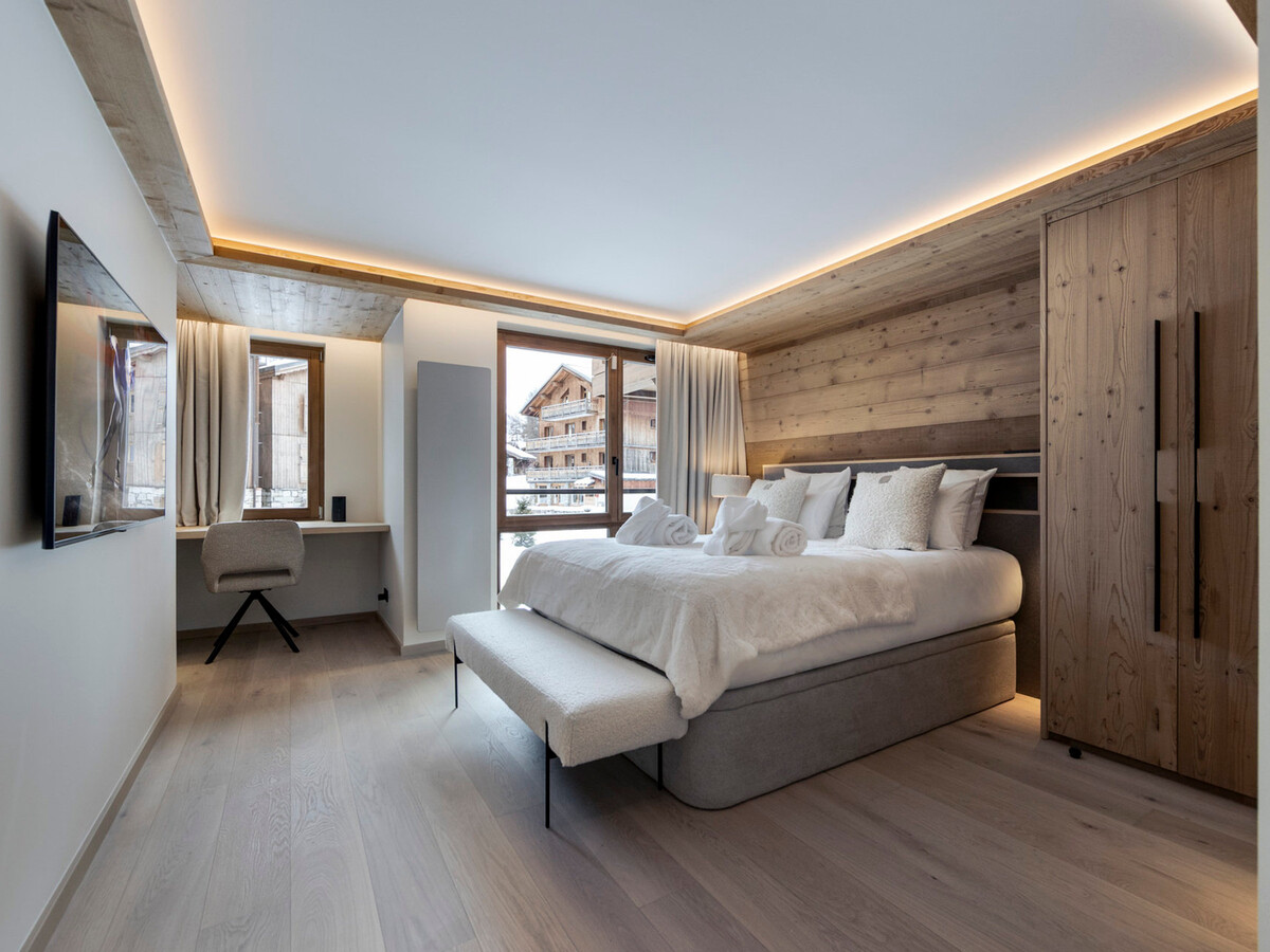 Duplex alpin 120 m², 4 chambres, cheminée à Val-d'Isère - Photo 7
