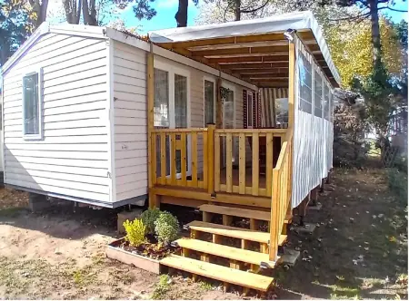 Location bungalow à Saint Jean de Monts, Bungalow avec piscine partagée à Saint-Jean-de-Monts 36 m²