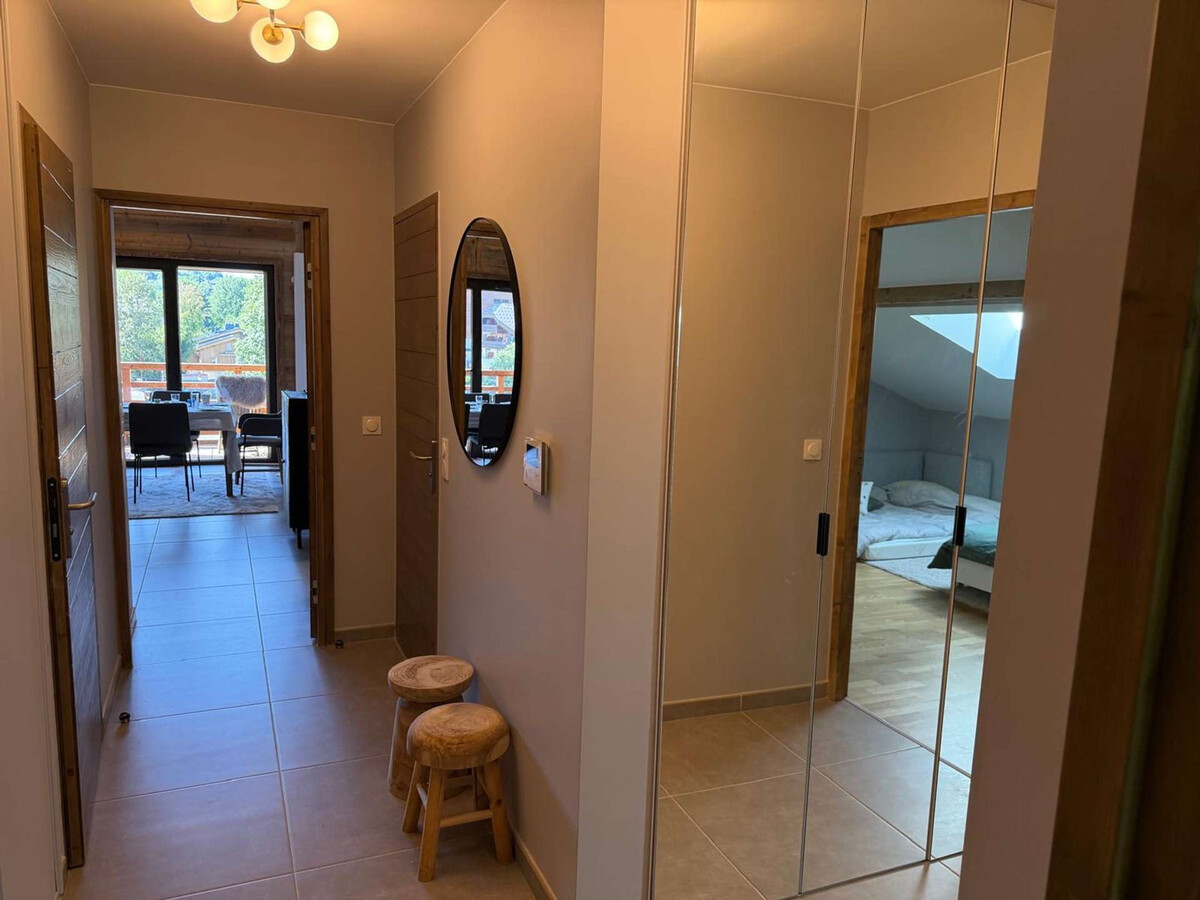 Appart 3 ch neuf 100 m² avec balcon vue pistes - Photo 8