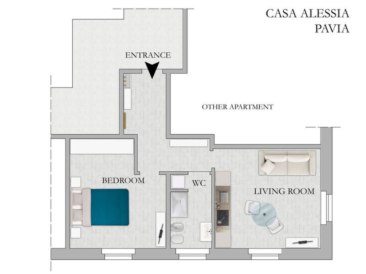 Casa Alessia - Appartement 4 lits centre historique Pavie - Photo 7
