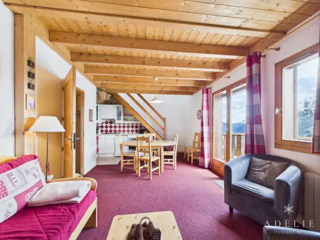 Location appartement à Montvalezan La Rosière, Duplex 6 Pers Sud avec Balcon et Terrasse