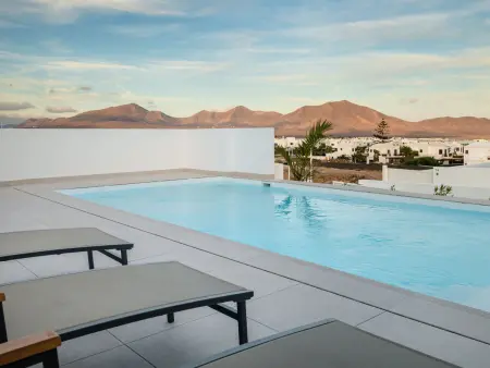 Location villa à Playa Blanca, Luxe Villa à Playa Blanca avec Jardin et Terrasse