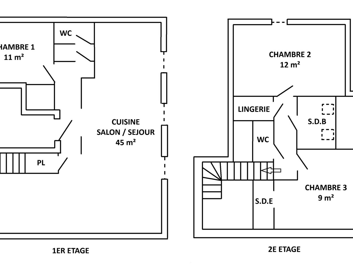 Duplex Maréïs 6 pers, 200 m plage, parking sécurisé - Photo 12