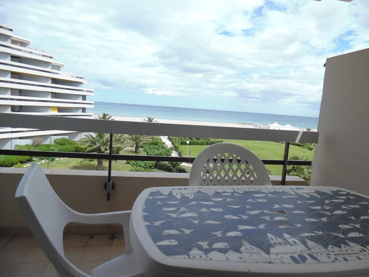 Studio Cabine Face Mer Canet Plage, Parking & Ascenseur - Photo 13