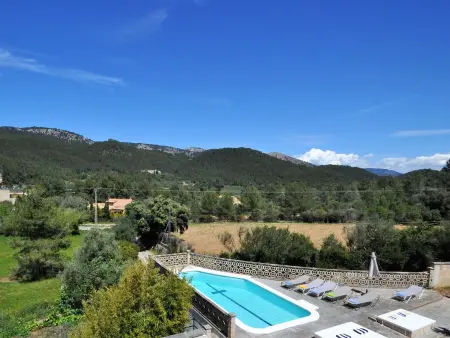 Location maison à Esporles, Villa con piscina privada, wifi, aire acondicionado y vistas a montaña ideal pa