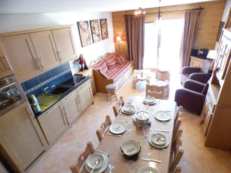 Duplex 4 pièces piscine intérieure, 8 pers à Villard-sur-Doron : photo 12