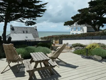 Location maison à Saint Gildas de Rhuys, Maison contemporaine 10 pers, à deux pas de la plage, chiens admis, St Gildas de Rhuys