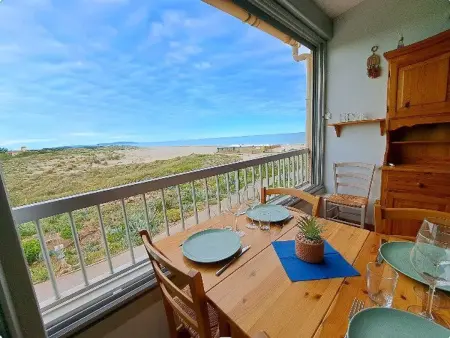 Location appartement à Marseillan Plage, Studio Mezzanine 6 Pers, Animaux, Parking, Vue Mer