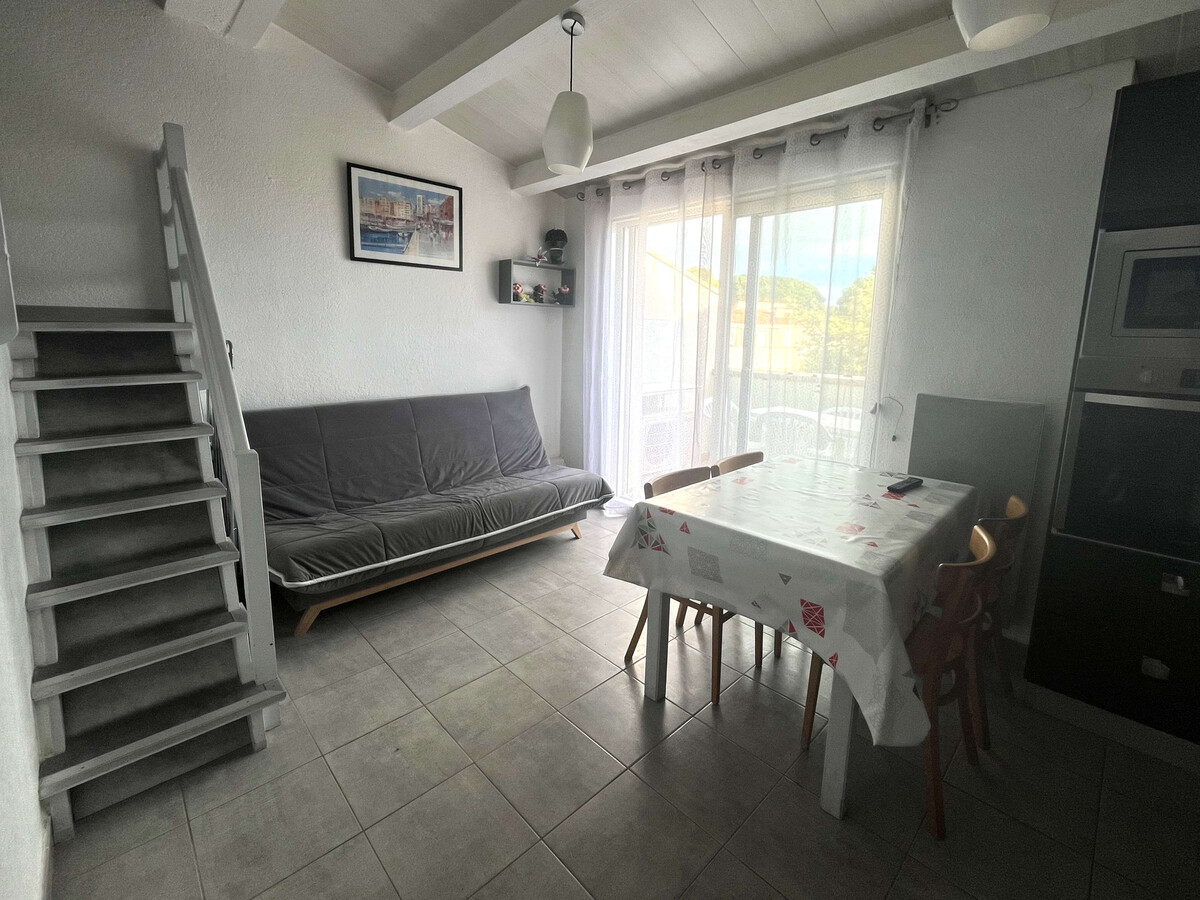Studio mezzanine 29m² climatisé, 5 pers., parking à Cap d'Agde - Photo 17