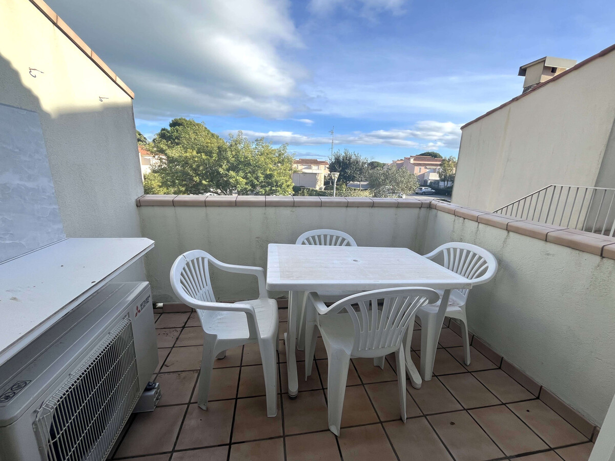 Studio mezzanine 29m² climatisé, 5 pers., parking à Cap d'Agde - Photo 19