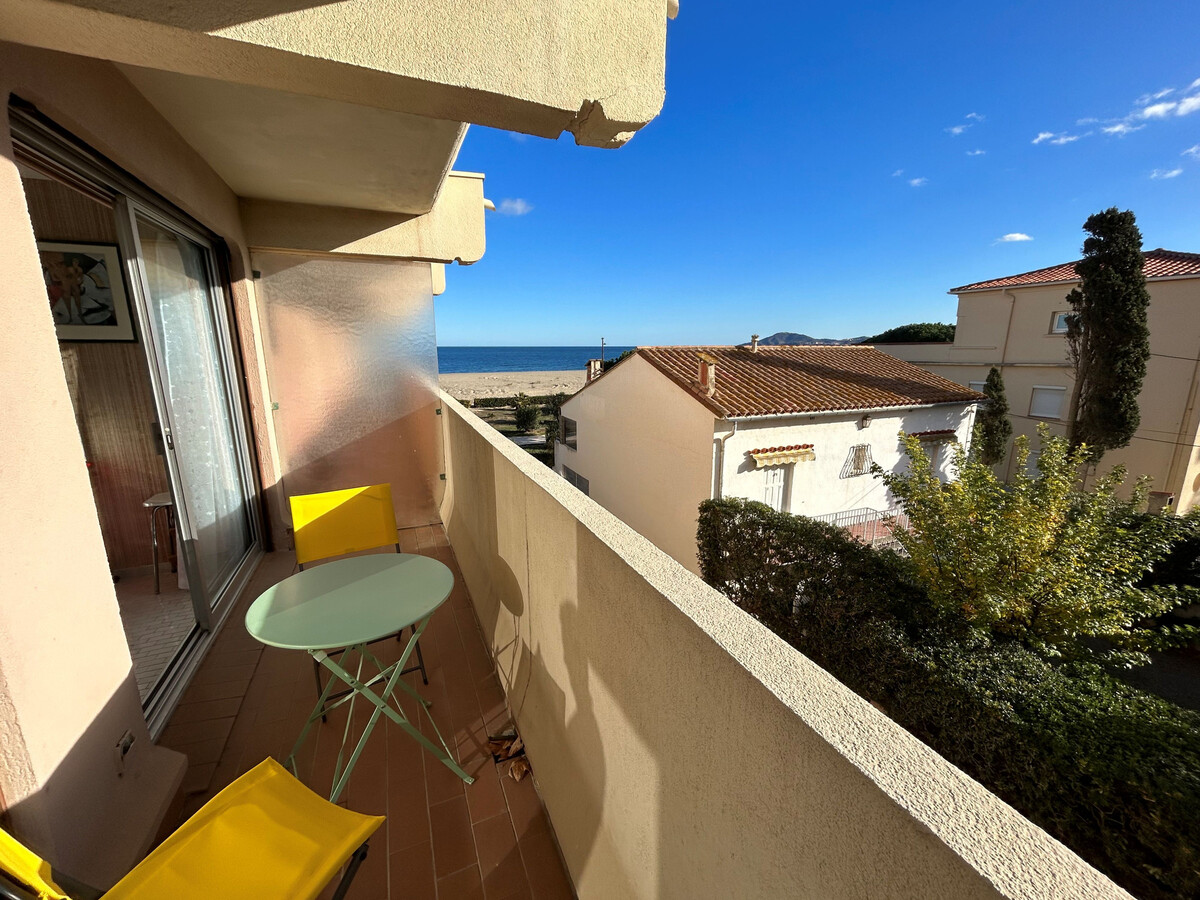 Studio 2 pers. balcon mer et parking à Argelès - Photo 1