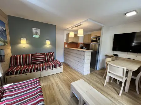 Appartement 2 pièces La Plagne 1800, balcon ensoleillé : photo 9
