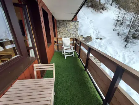 Appartement 2 pièces La Plagne 1800, balcon ensoleillé : photo 20